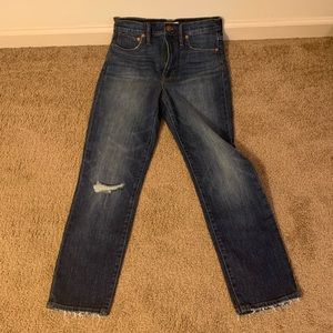 Madewell the perfect vintage crop jean, 27